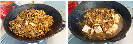 <a href=/shicai/shucai/MeiGanCai/index.html target=_blank><u>梅干菜</u></a>烧肉步骤5-6