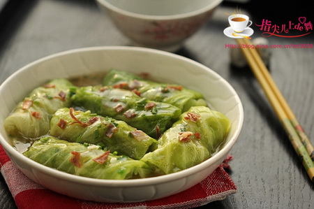 翡翠菜包的做法