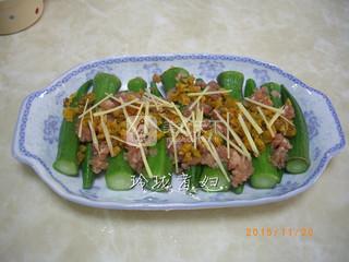 肉沫蒸<a href=/shicai/shucai/QiuKui/index.html target=_blank><u>秋葵</u></a>