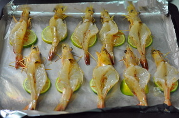 柠香烤虾步骤6