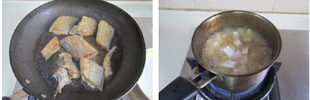 剁椒<a href=/shicai/shucai/YuTou/index.html target=_blank><u>芋头</u></a>烧<a href=/shicai/shuichanpin/DaiYu/index.html target=_blank><u>带鱼</u></a>步骤5-6