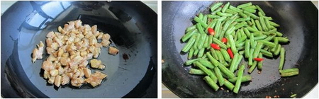 无筋豆炒鸡丁步骤3-4