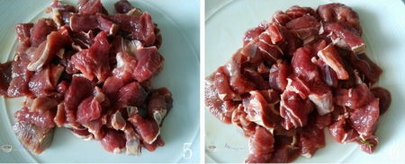牙签<a href=/shicai/rouqin/NiuRou/index.html target=_blank><u>牛肉</u></a>步骤5-6
