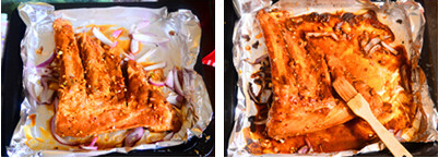 黑椒蜜汁烤<a href=/shicai/rouqin/PaiGu/index.html target=_blank><u>排骨</u></a>步骤7-9