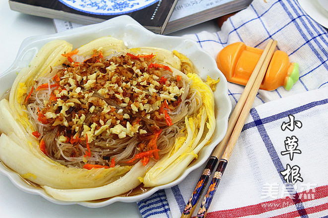 蒜蓉<a href=/shicai/mimian/FenSi/index.html target=_blank><u>粉丝</u></a><a href=/shicai/shucai/WaWaCai/index.html target=_blank><u>娃娃菜</u></a>的做法