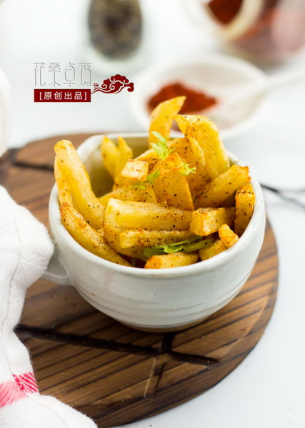 椒盐薯条的做法