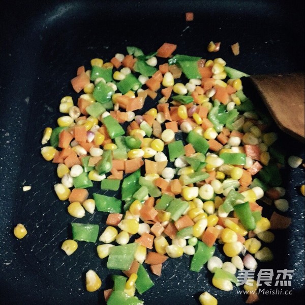 黄金炒饭的做法