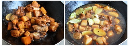 <a href=/shicai/mimian/GanSun/index.html target=_blank><u>干笋</u></a>红烧肉步骤5-6