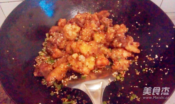 孜然辣鸡块的做法