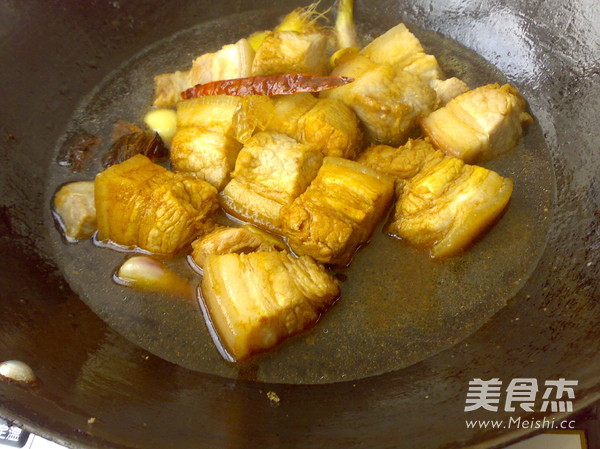 玫瑰红烧肉的做法