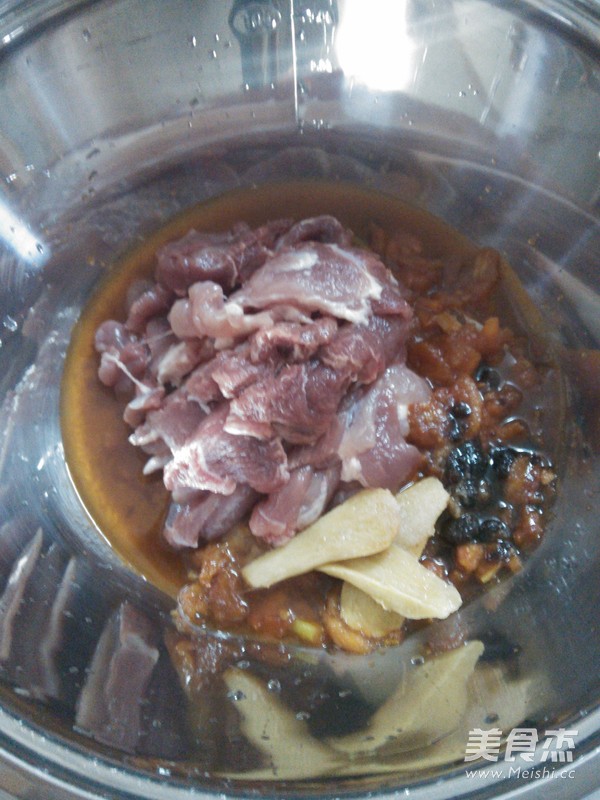 番茄炖肉片的做法