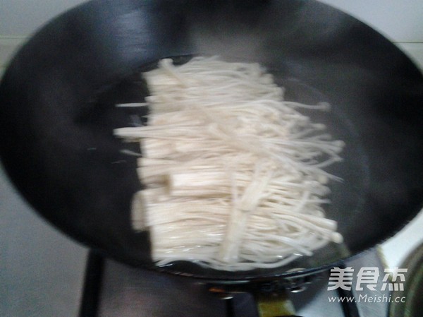 肉末金针菇的做法