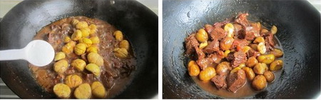 <a href=/shicai/guopin/LiZi/index.html target=_blank><u>栗子</u></a>烧<a href=/shicai/rouqin/NiuRou/index.html target=_blank><u>牛肉</u></a>步骤5-6