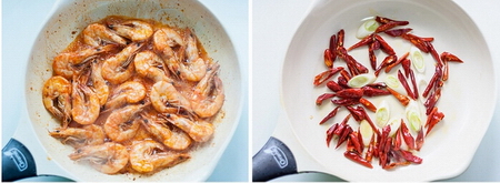 香辣干锅虾步骤8-9