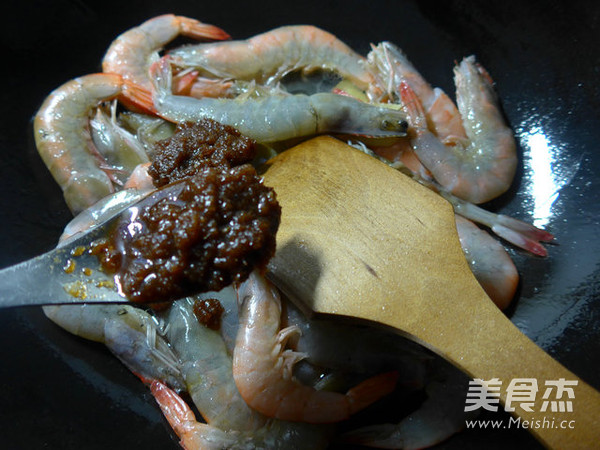 沙茶酱鲜虾的做法