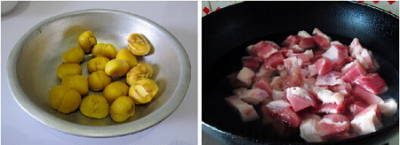 可乐<a href=/shicai/guopin/LiZi/index.html target=_blank><u>栗子</u></a>红烧肉步骤3-4