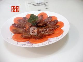 腊肠蒸红<a href=/shicai/shucai/LuoBo/index.html target=_blank><u>萝卜</u></a>