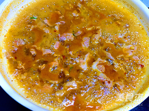 家庭微辣版水煮肉的做法