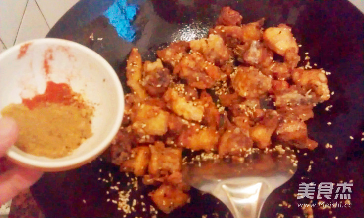 孜然辣鸡块的做法