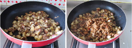 香辣肉糜茄丁步骤9-10