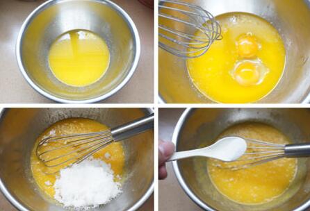 <a href=/shicai/guopin/KaiXinGuo/index.html target=_blank><u>开心果</u></a>红丝绒玛德琳步骤1-4