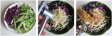 手撕鸡丝拌<a href=/shicai/mimian/DouPi/index.html target=_blank><u>豆皮</u></a>步骤7-9