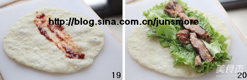 秘制烤<a href=/shicai/rouqin/JiTui/index.html target=_blank><u>鸡腿</u></a>肉卷的做法