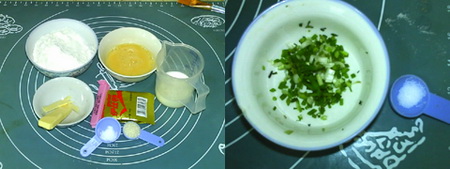 香葱<a href=/shicai/mimian/MianBao/index.html target=_blank><u>面包</u></a>材料