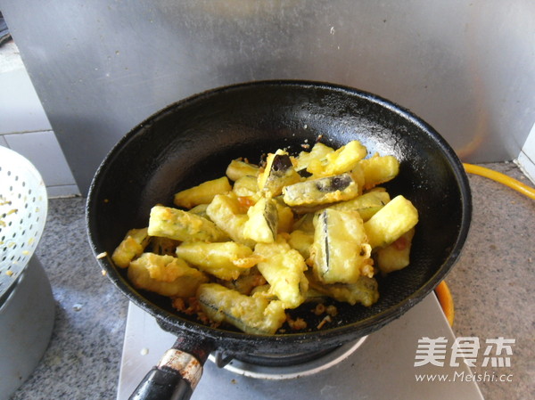 蒜香茄条的做法