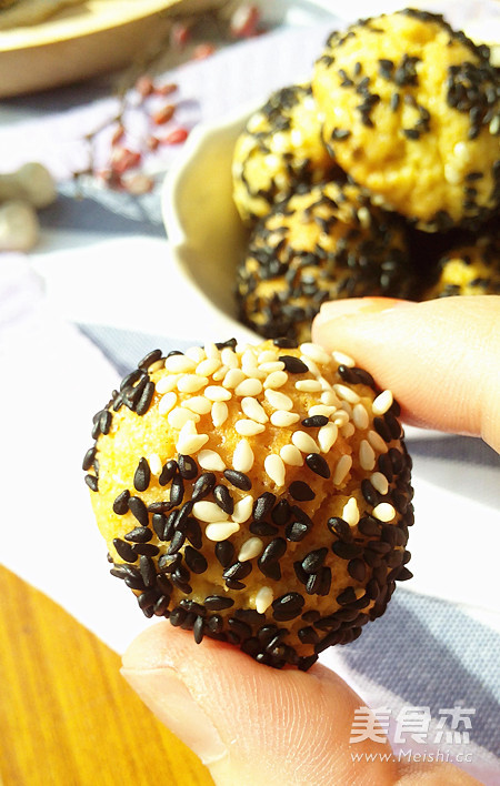 烤箱版开口笑的做法