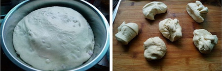 蜜豆<a href=/shicai/mimian/MianBao/index.html target=_blank><u>面包</u></a>步骤3-4