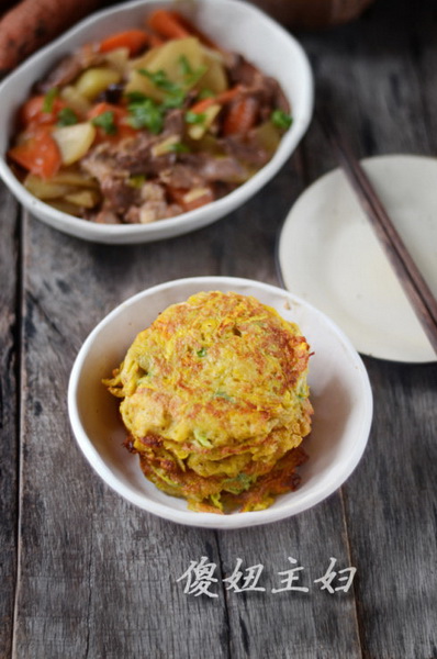 香煎<a href=/shicai/shucai/NanGua/index.html target=_blank><u>南瓜</u></a>坨坨的做法