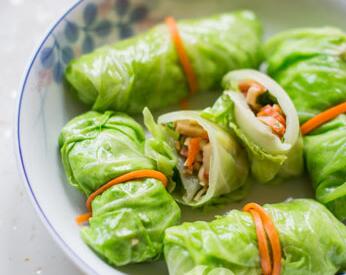 创新菜翡翠菜肉包怎么做?