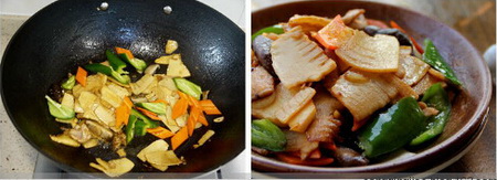 <a href=/shicai/shucai/DongSun/index.html target=_blank><u>冬笋</u></a>炒肉片步骤7-8