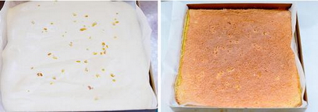 香橙<a href=/shicai/mimian/QiaoKeLi/index.html target=_blank><u>巧克力</u></a>慕斯蛋糕步骤7-8