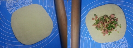 香葱<a href=/shicai/rouqin/RouSong/index.html target=_blank><u>肉松</u></a><a href=/shicai/mimian/MianBao/index.html target=_blank><u>面包</u></a>步骤7-8