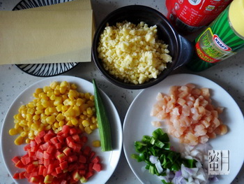 缤纷蔬菜千层面步骤1