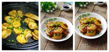 香煎<a href=/shicai/shucai/XingBaoGu/index.html target=_blank><u><a href=/shicai/guopin/Xing/index.html target=_blank><u>杏</u></a>鲍菇</u></a>步骤7-8