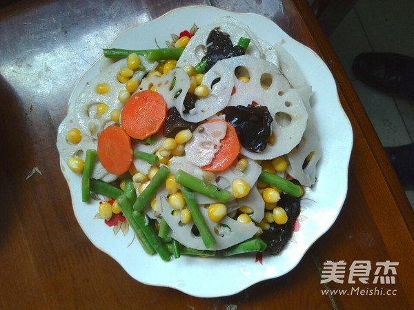 荷塘小炒的做法