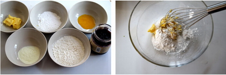 爱心果酱夹心饼步骤1-2