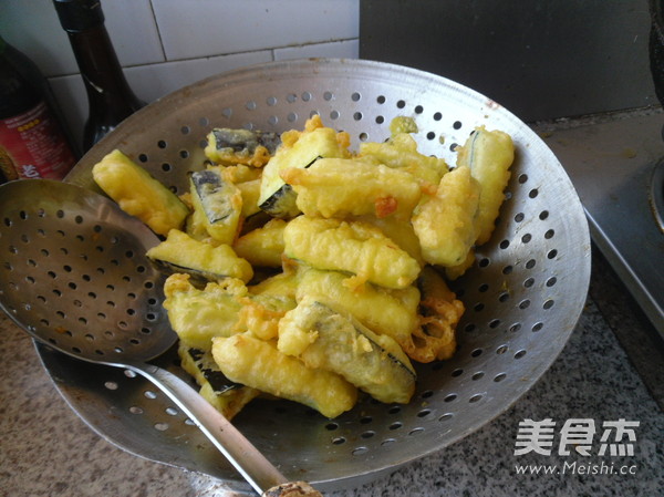 蒜香茄条的做法