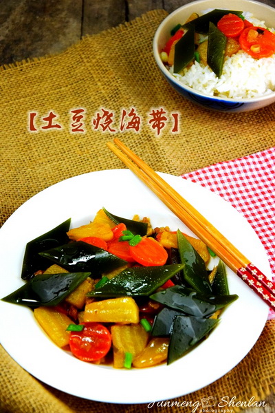 <a href=/shicai/shucai/TuDou/index.html target=_blank><u>土豆</u></a>烧<a href=/shicai/shuichanpin/HaiDai/index.html target=_blank><u>海带</u></a>的做法