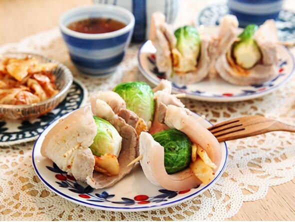 一口泡菜五花腩卷怎么做呢?