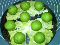 <a href=/shicai/guopin/HeiZhiMa/index.html target=_blank><u>黑<a href=/shicai/guopin/ZhiMa/index.html target=_blank><u>芝麻</u></a></u></a>青团