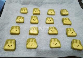 抹茶小兔子曲奇饼干