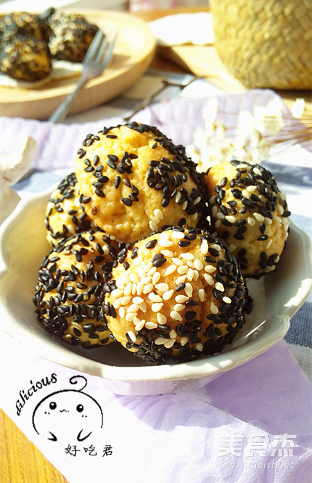 烤箱版开口笑的做法