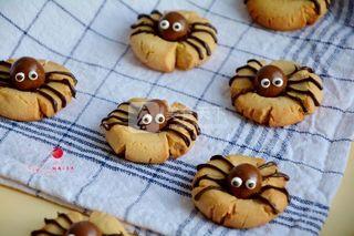 万圣节蜘蛛酥饼