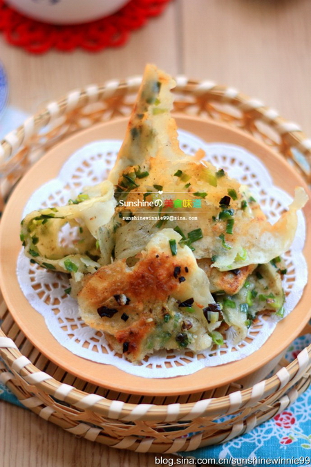 鸡油葱花饼的做法