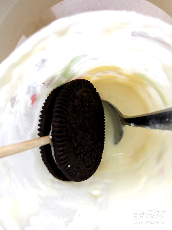 #圣诞节#奥利奥雪人棒棒饼干的做法