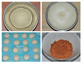 小熊挤挤<a href=/shicai/mimian/MianBao/index.html target=_blank><u>面包</u></a>步骤1-4